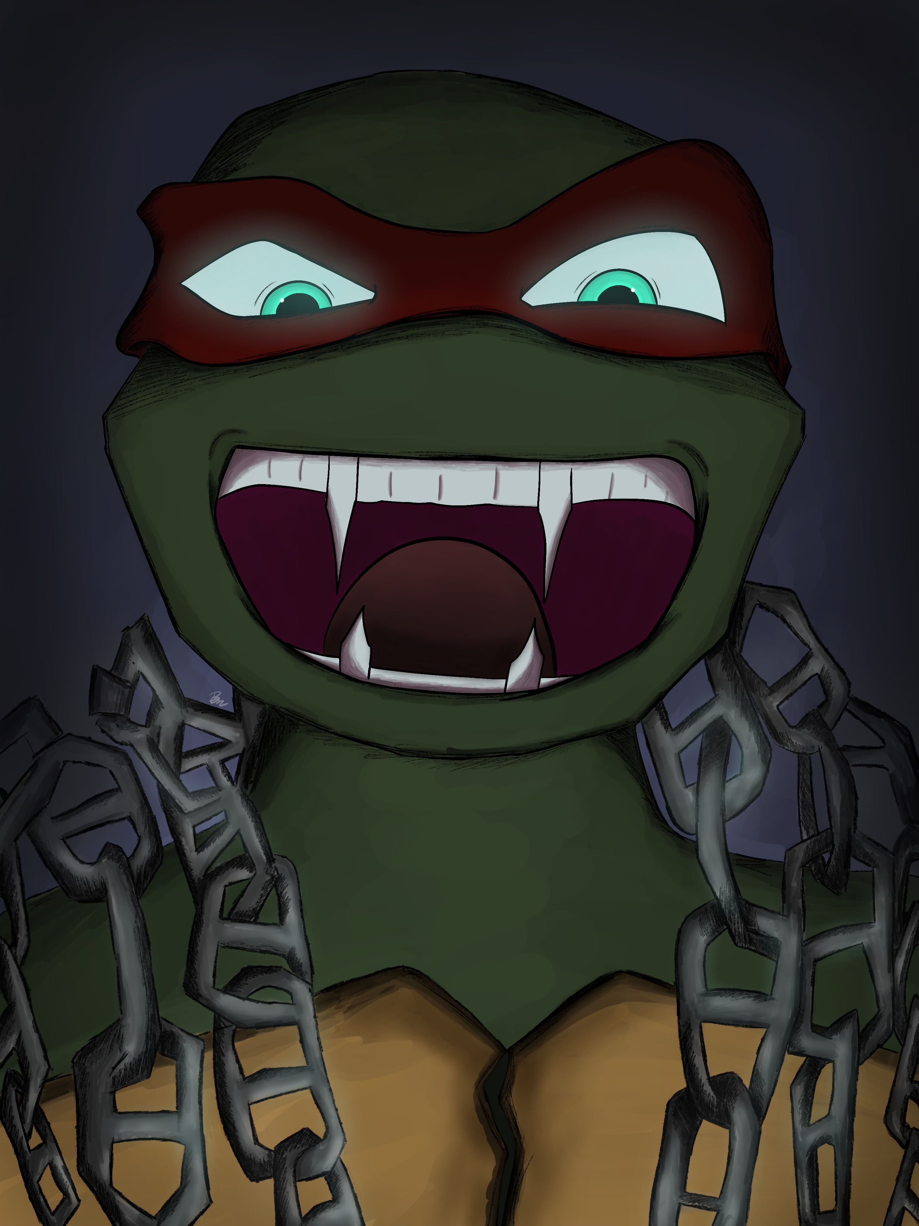 TMNT- Vampire Raph by Bluethejurassic on DeviantArt