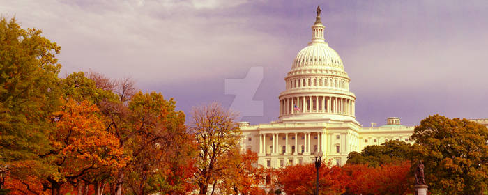 The Capitol in Fall Foliage