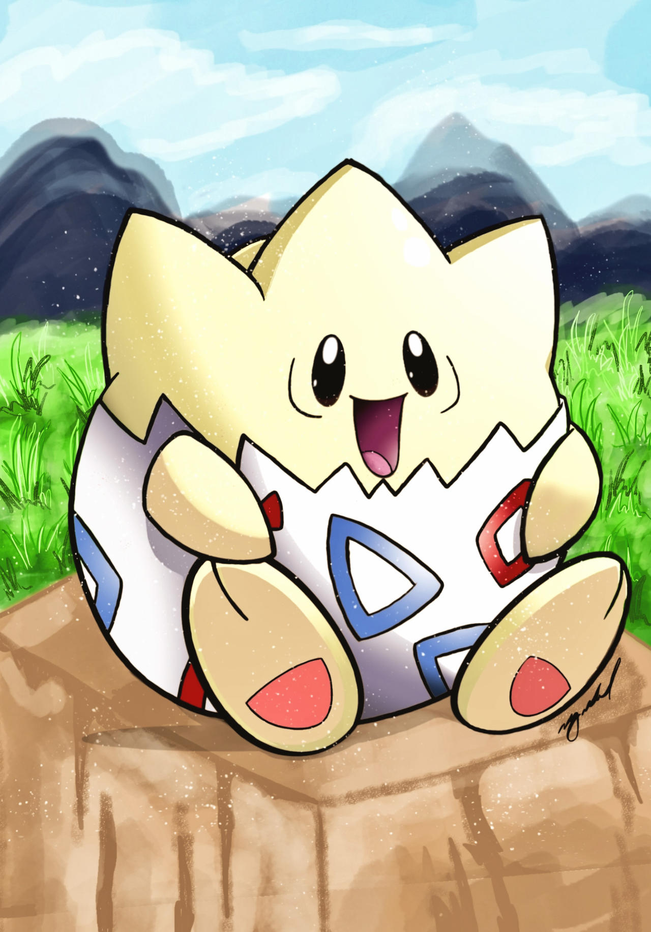 Togepi by On-The-Horizon27 on DeviantArt