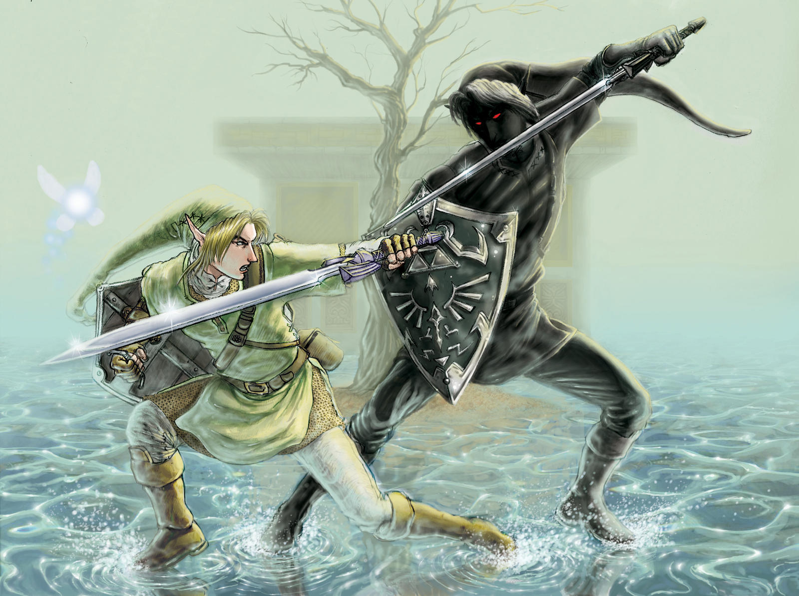 Link's reflection - Dark Link