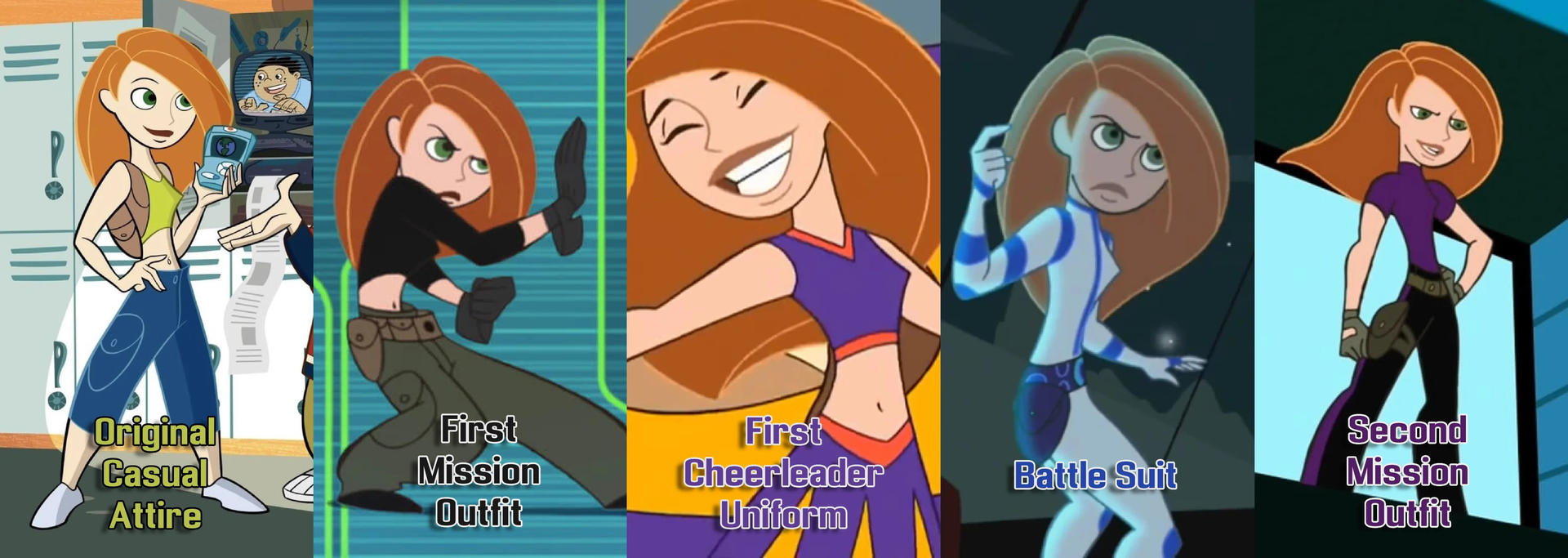 Kim Possible's outfits by sl453238 on DeviantArt