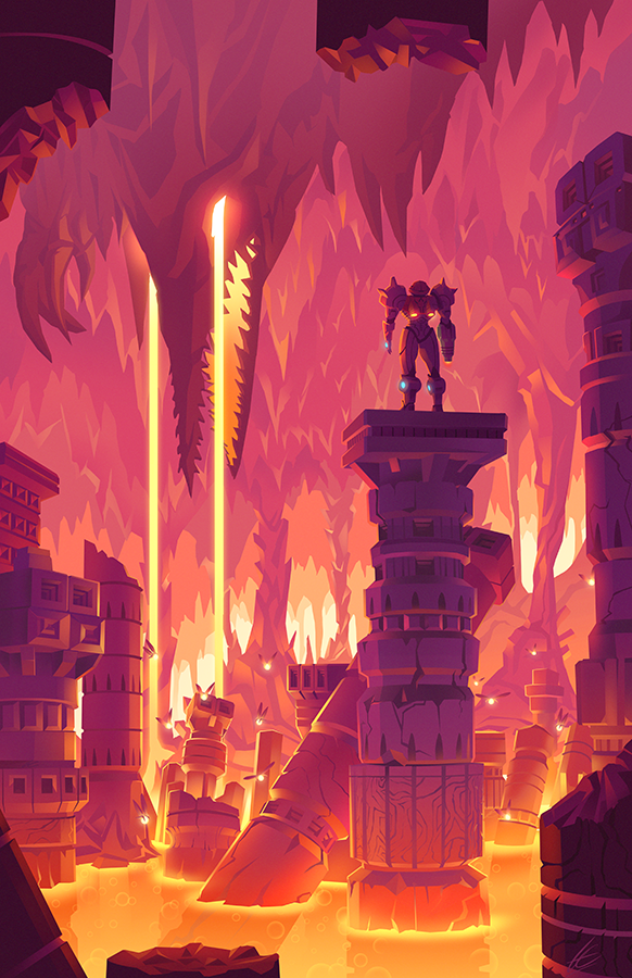 Caverns of Norfair by Francoyovich