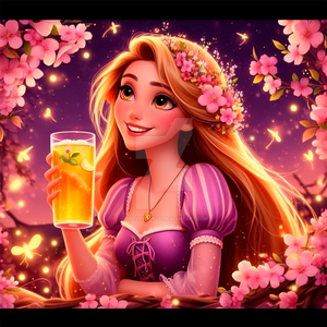 Challenge Apple cider with Rapunzel