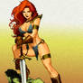 Cheung - Red Sonja c by TMD