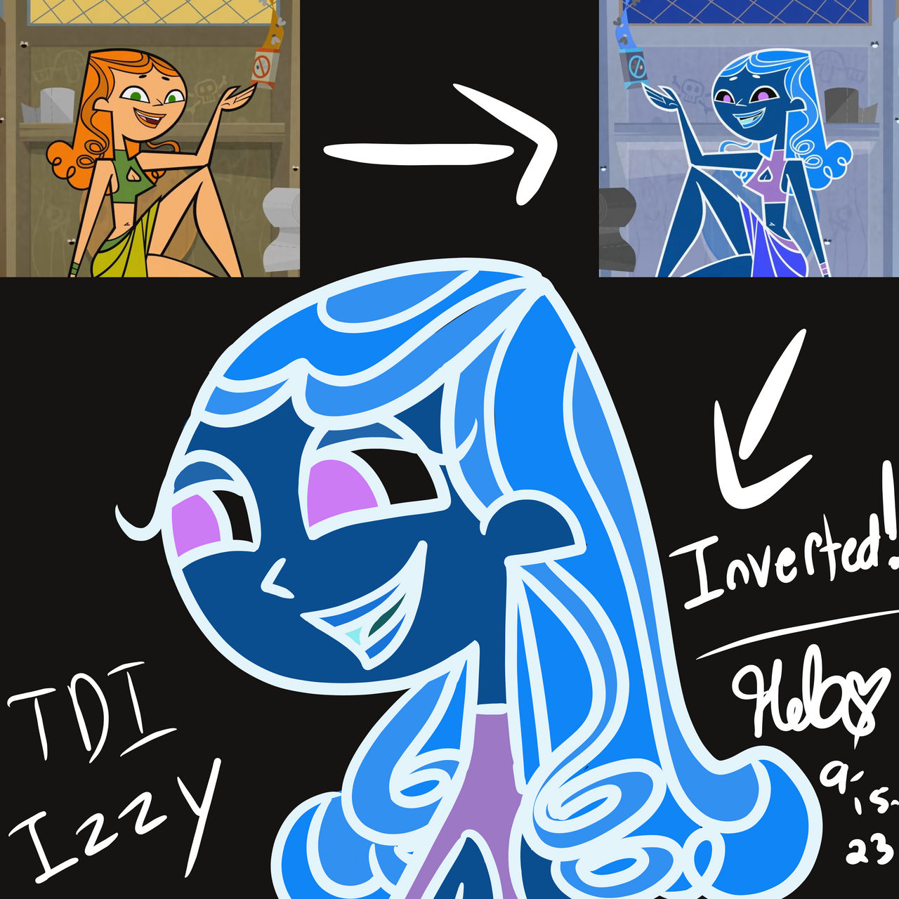 TDI Izzy inverted by AuroraEtherium on DeviantArt