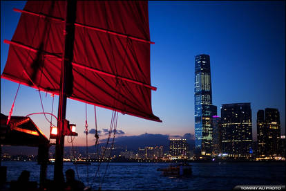 Victoria Harbour at Night