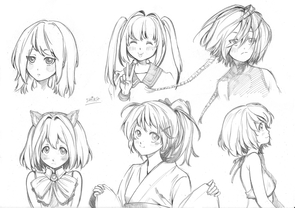 practice drawing (manga style) by shirachan91 on DeviantArt practice drawing (manga style) by shirachan91 on DeviantArt