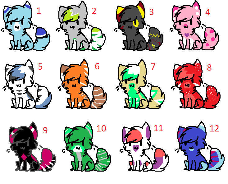 Cat adoptable batch 1 [CLOSED]