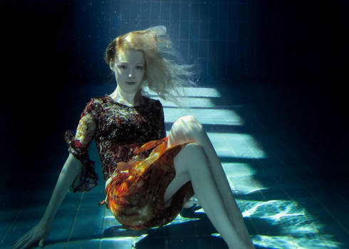 underwater portrait