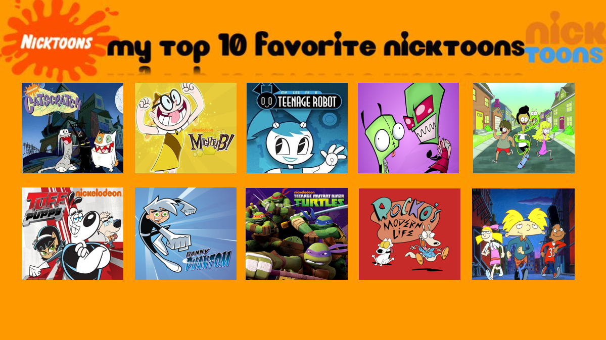 Top 10 Favourite Cartoon Network Characters by GeoNonnyJenny on DeviantArt