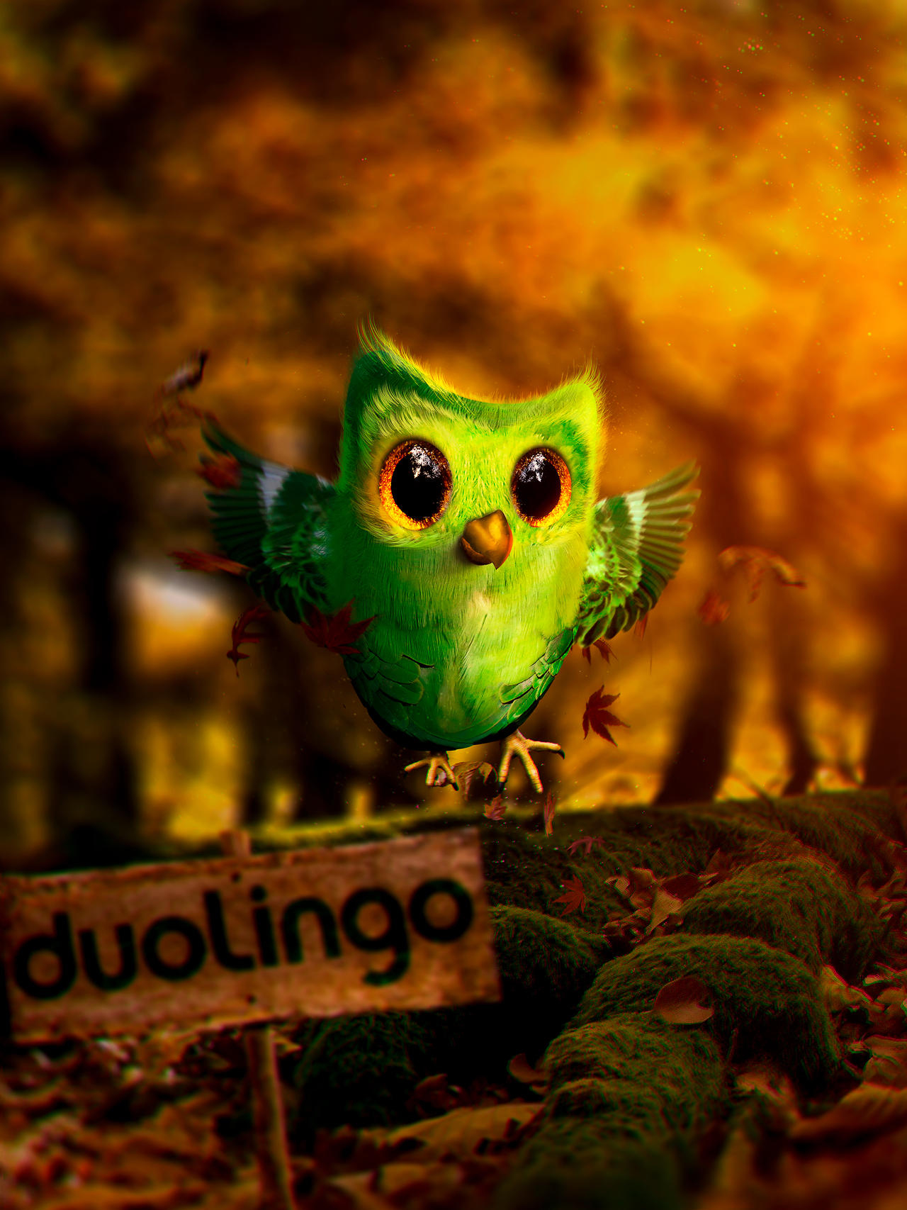 Realistic Mark Duolingo by Marcosfarts on DeviantArt