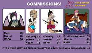 COMMISSION CHART [open]