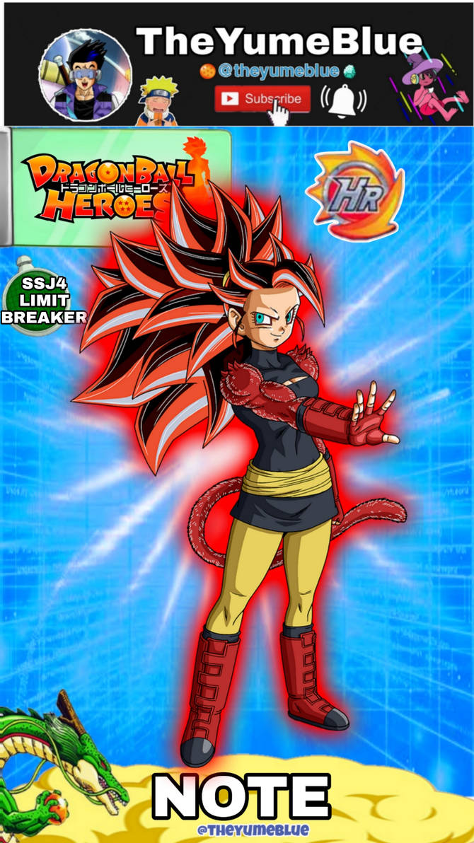 Note Ssj1 Note Ssj 4 LB DBH - By (theyumeblue) by theyumeblue on DeviantArt
