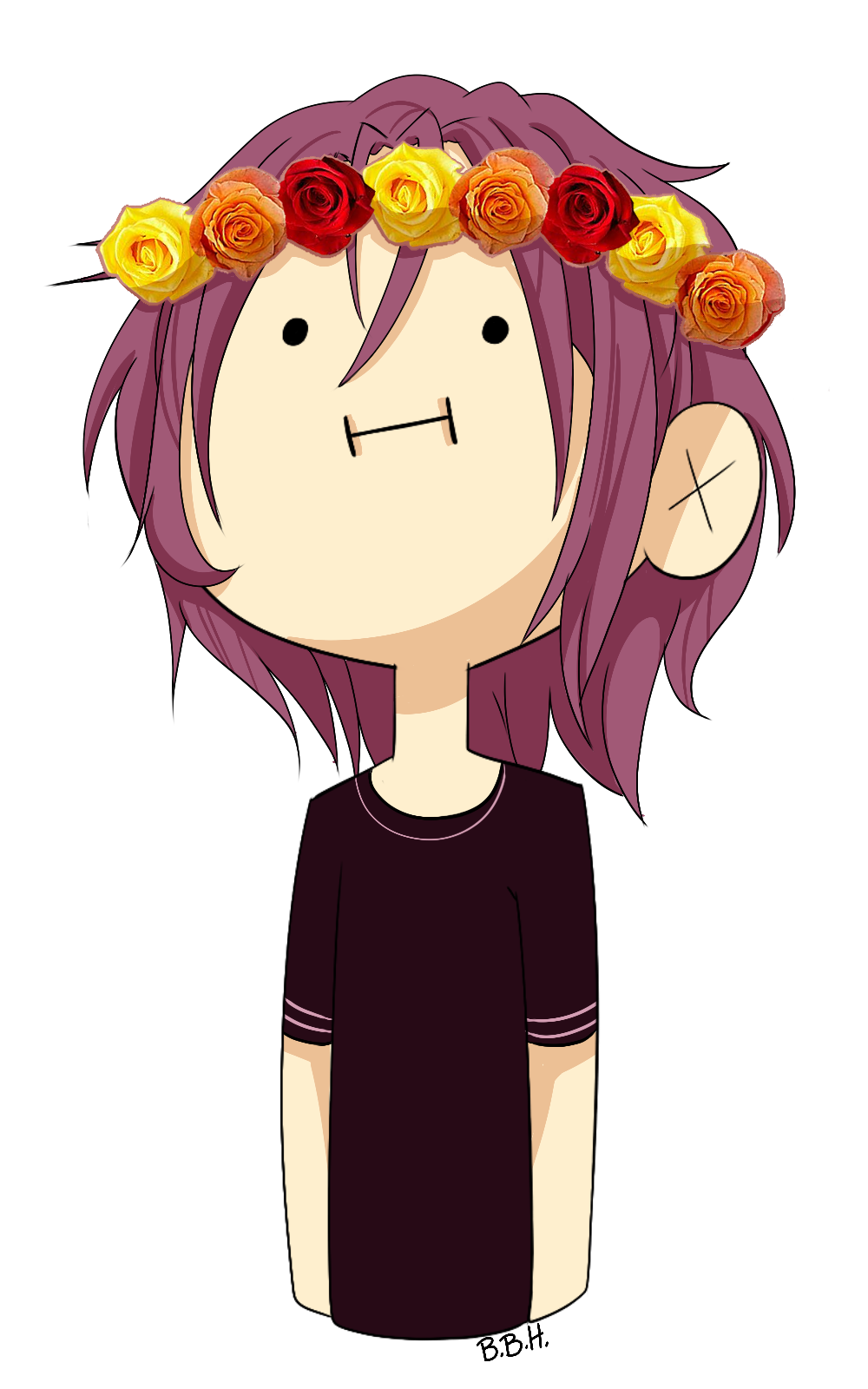 Rin flower crown.