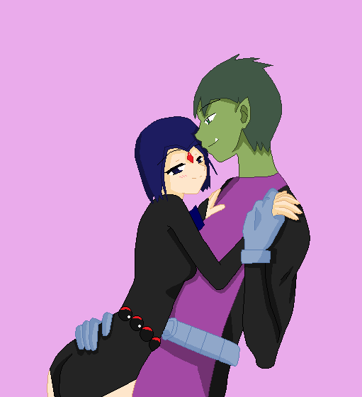 Raven And Beast Boy By Alykagamine On Deviantart Raven And Beast Boy By Alykagamine On Deviantart