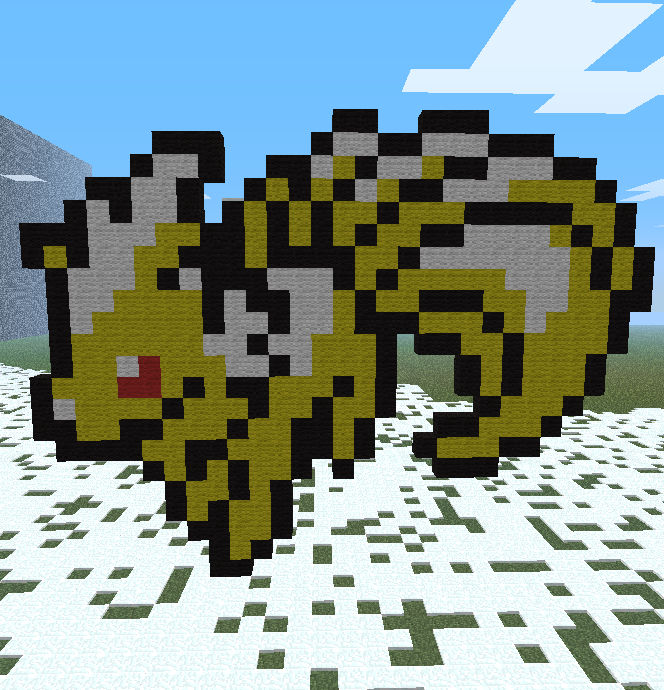 Minecraft- Ninetales by aprilgoddess on DeviantArt