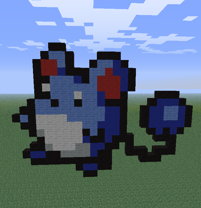 Minecraft Marill By Aprilgoddess On Deviantart