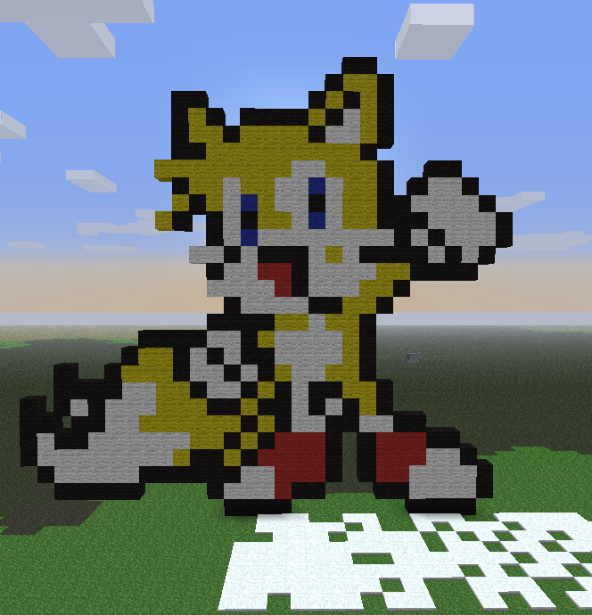 Minecraft - Tails by aprilgoddess on DeviantArt