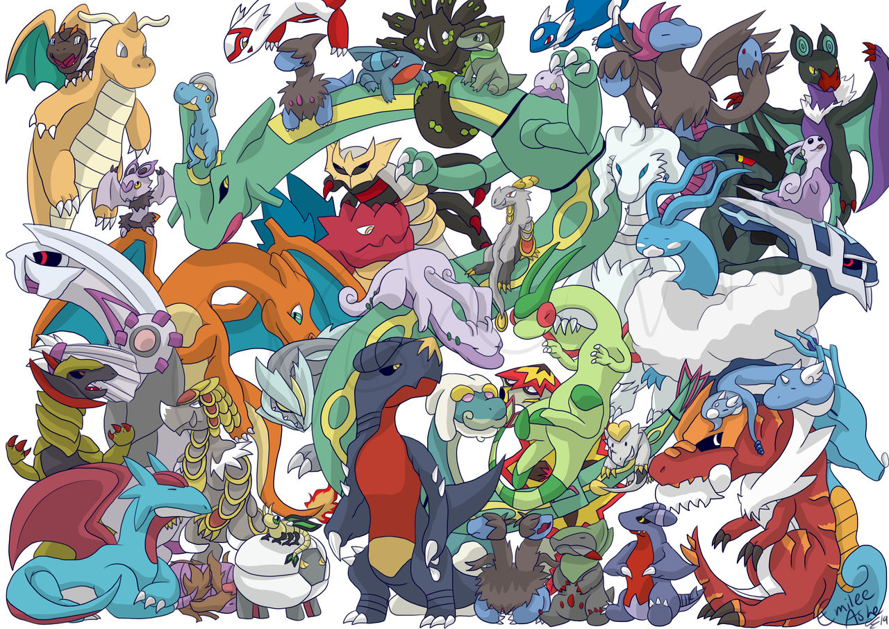 Dragon Pokemon Print by ashe-the-hedgehog on DeviantArt Dragon Pokemon Print by ashe-the-hedgehog on DeviantArt