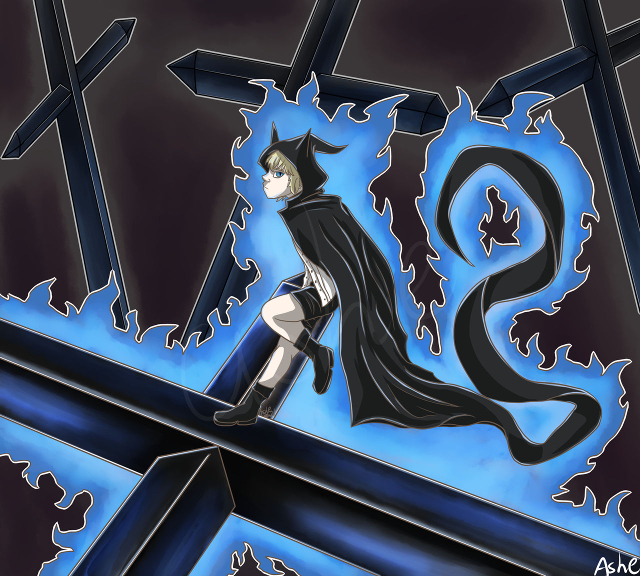 Demon Mika by ashethehedgehog on DeviantArt
