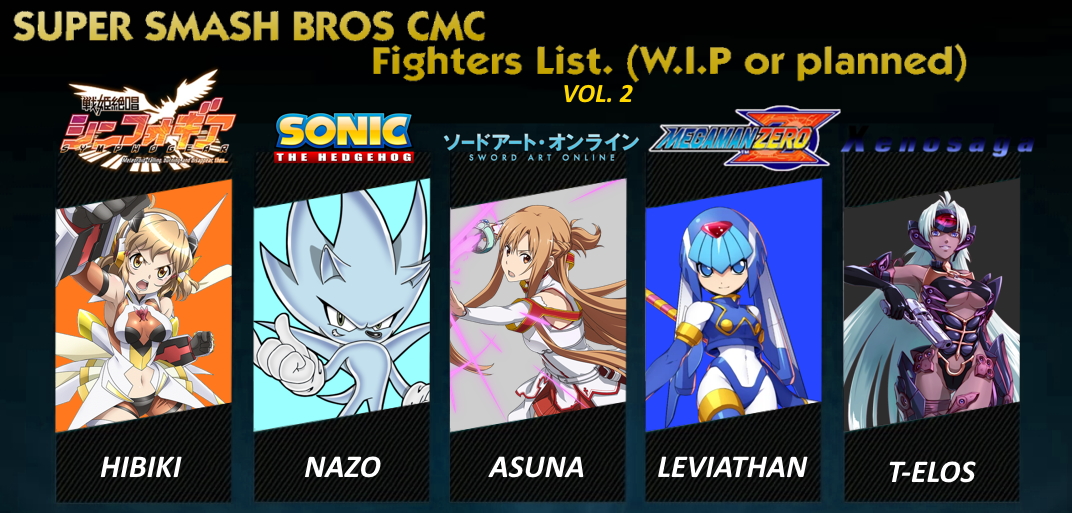 SSBC CMC+ : Fighter request List. Vol 2 by NewAnimeErickMii on DeviantArt