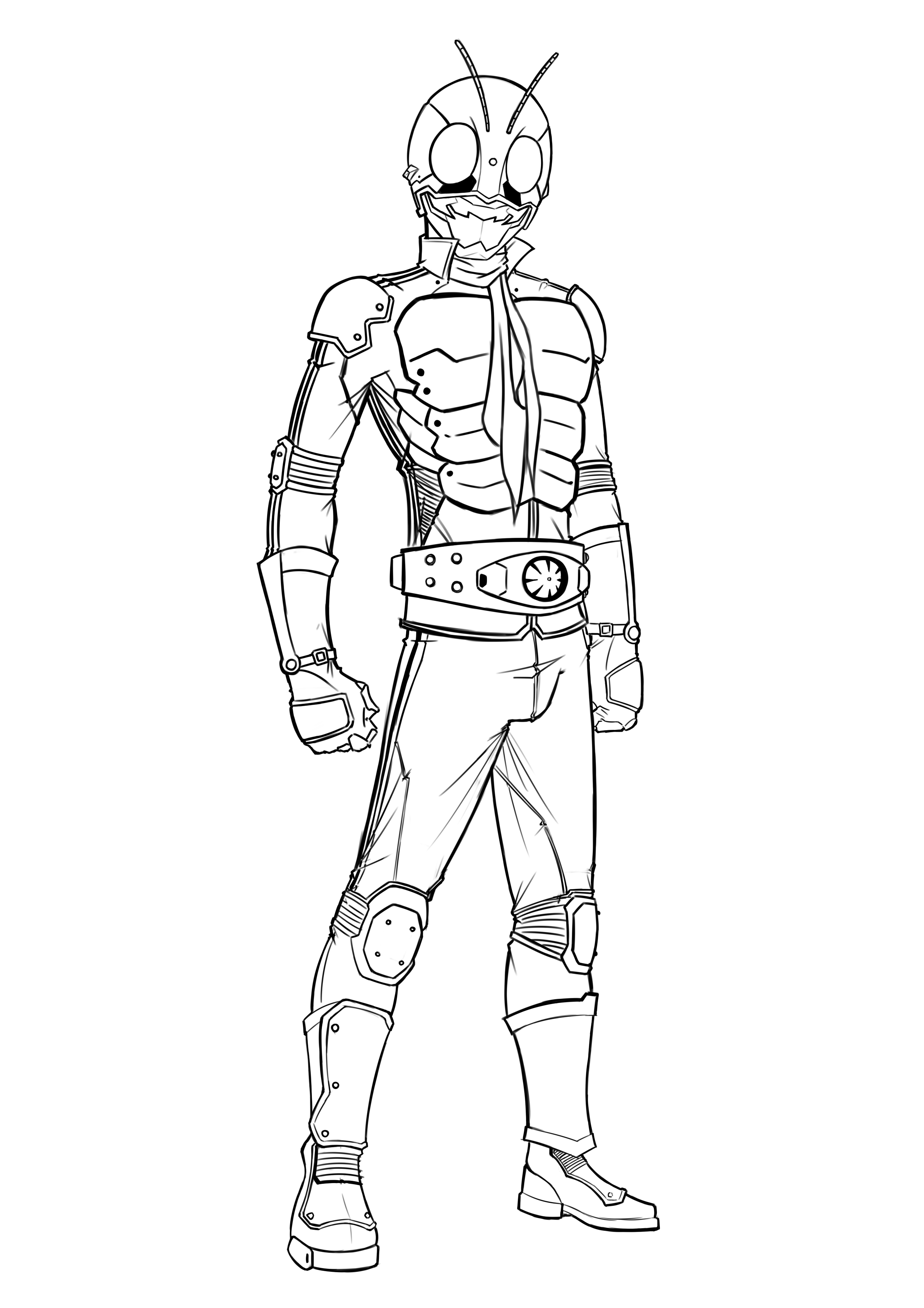 Kamen Rider - The First : Hopper #1 (Lineart) by TakarinaTLD93 on ...