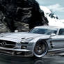 Mercedes SLS Winter Touge