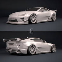 LB Works Lexus LFA (Clay)