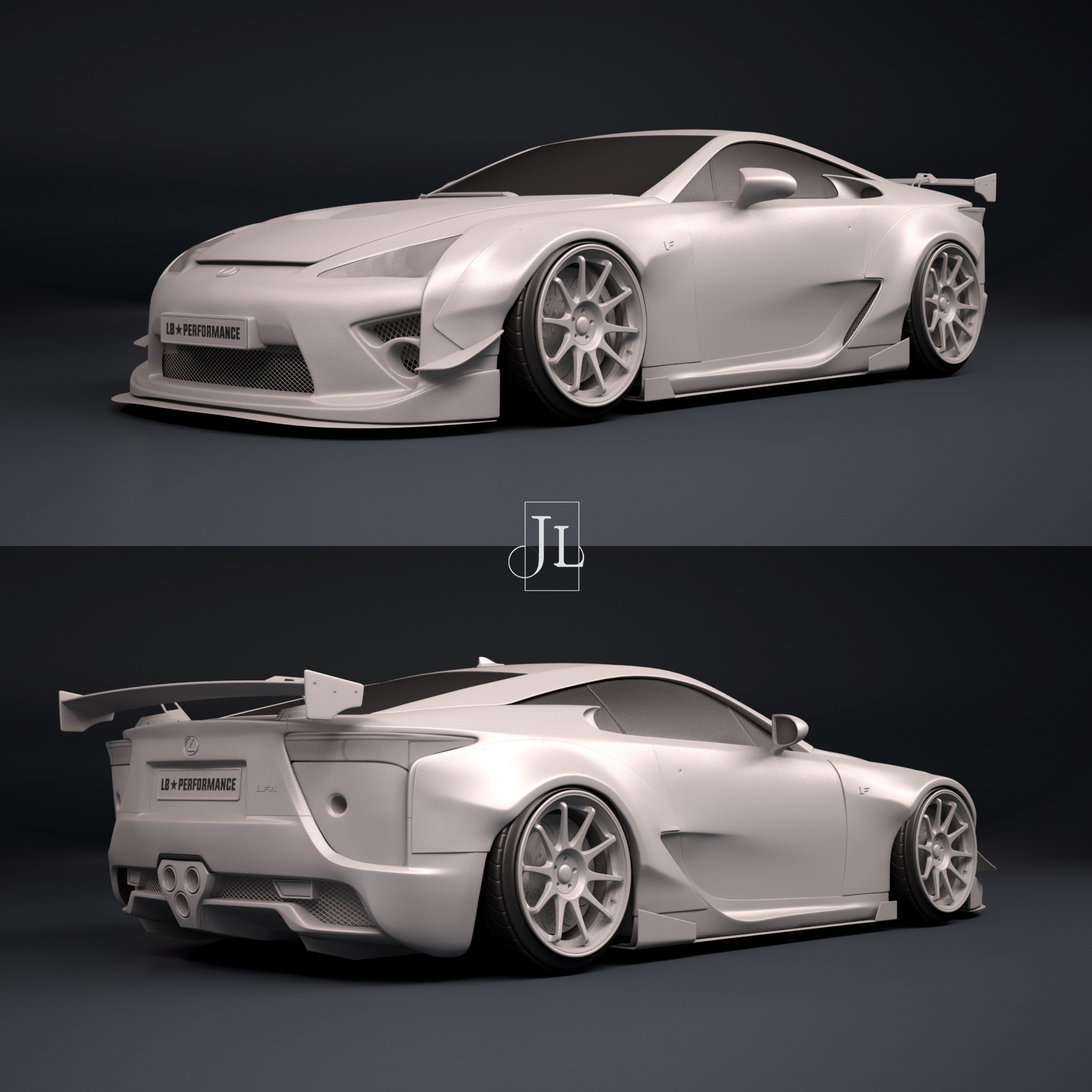 LB Works Lexus LFA (Clay) by Jay5204 on DeviantArt