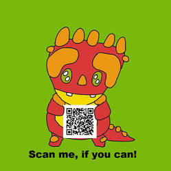 DinoDraw with QR-Code to my Facebook page