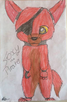 Cute foxy the pirate 