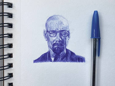 Walter White, ballpoint pen