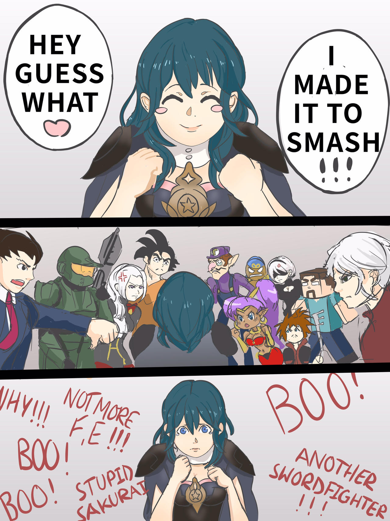 Byeth Byleth arrives in smash by krius-ol on DeviantArt