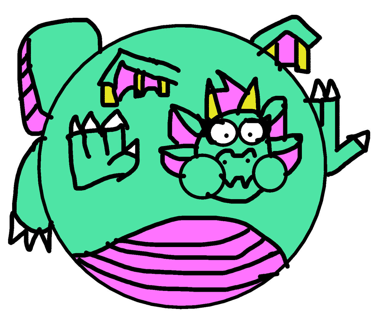 Dulcy the Dragon Inflation by BeeBowzerJr on DeviantArt