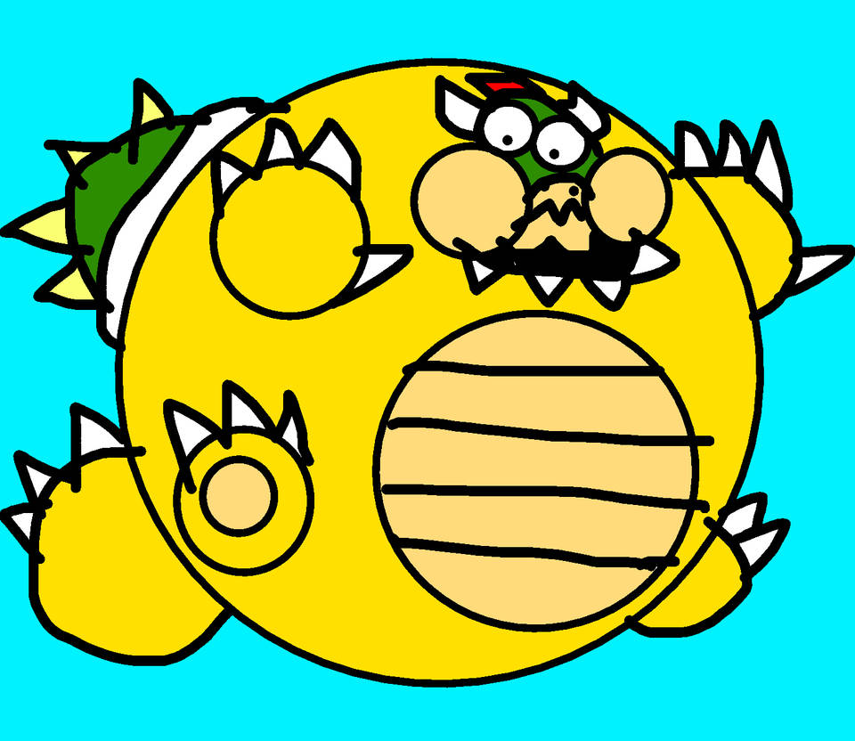 Browser Inflation Bowser Bouncy Inflation by BeeBowzerJr on DeviantArt