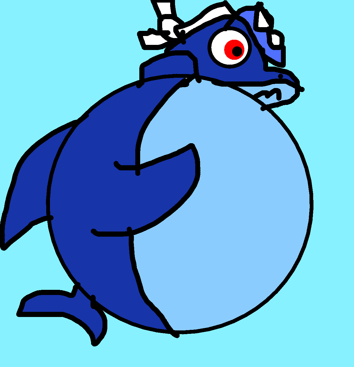 Shiver Shark Blimp Inflation by BeeBowzerJr on DeviantArt
