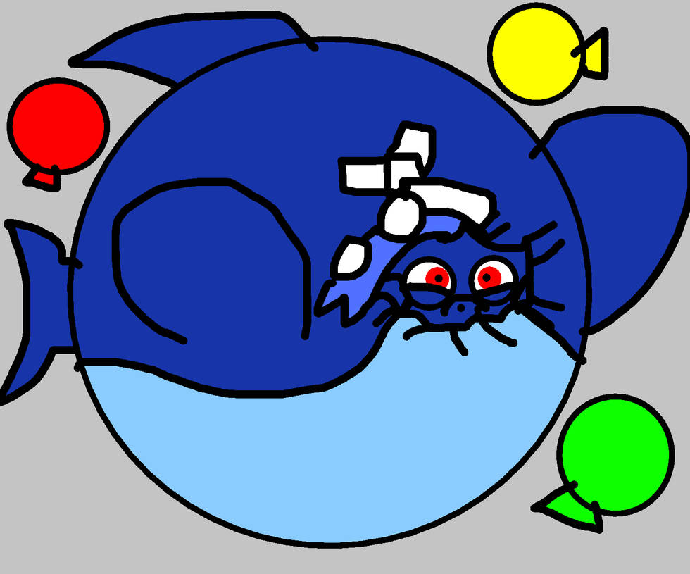 Shiver the Sharky Party Balloon by BeeBowzerJr on DeviantArt