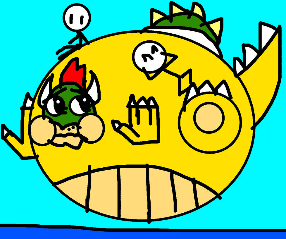 Riding a Inflated Bowser by BeeBowzerJr on DeviantArt