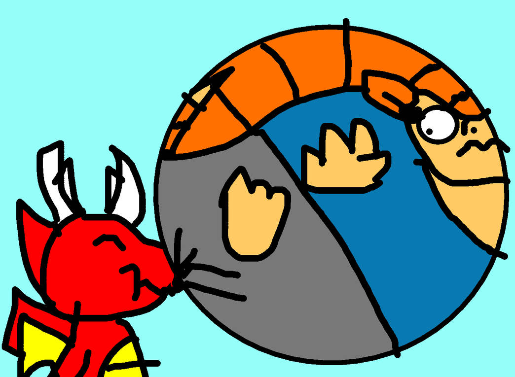 An Armadillo Gum Bubble with Edragon by BeeBowzerJr on DeviantArt