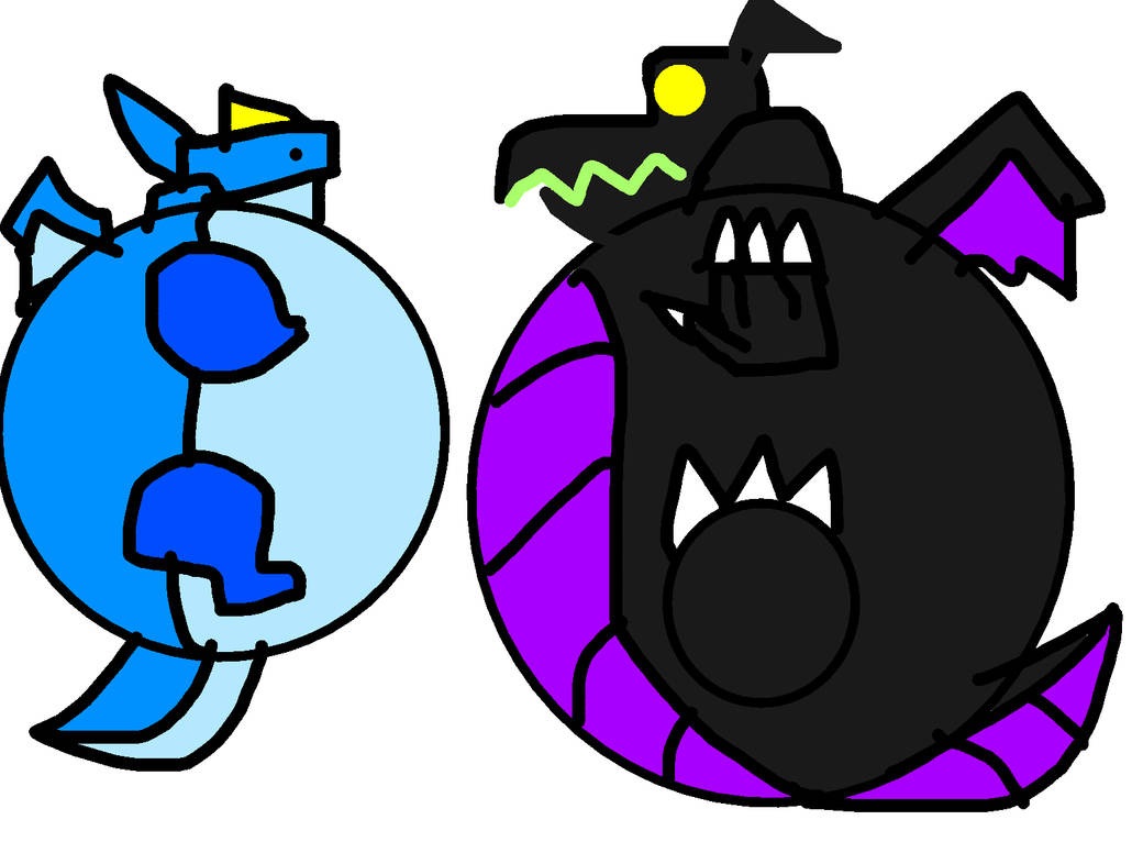 Two inflated Dragon Balloons by BeeBowzerJr on DeviantArt