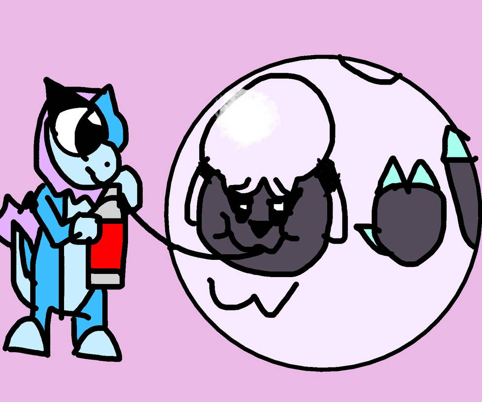 Sisu the Dragon inflates Momma Wooloon into a Ball by BeeBowzerJr on ...