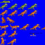 T-rex sprites