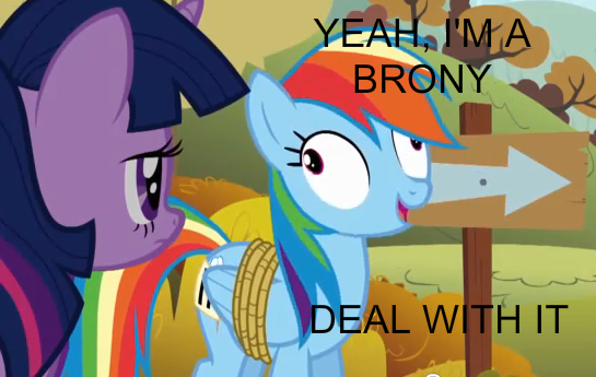 YEAH, I'M A BRONY DEAL WITH IT