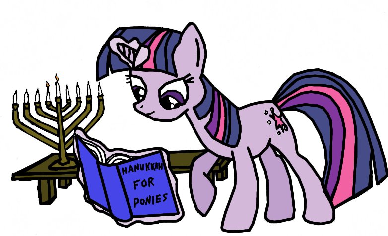 Twilight Sparkle: Studying Hanukkah