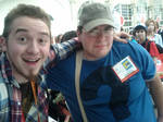 Alex Hirsch and myself by Closer-To-The-Sun