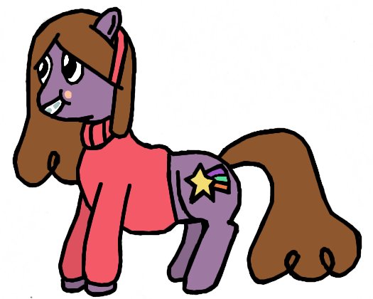 Mabel Pines as a pony