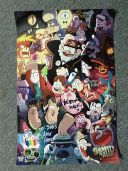 Gravity Falls Poster - Signed