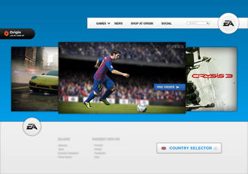 Electronic Arts Website Design