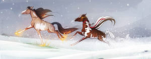 Of Flying Hooves and Whirring Snow