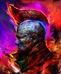 Guardians of the galaxy, Yondu by Ururuty